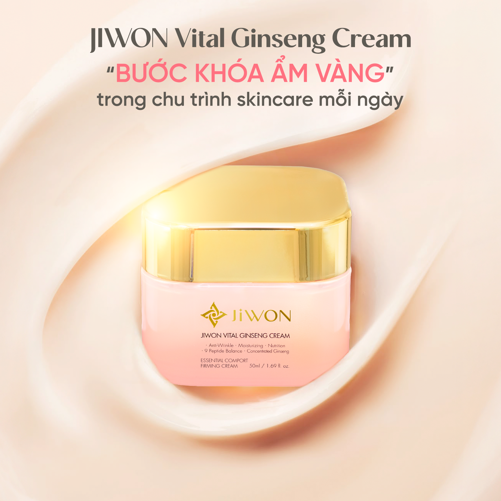  Kem dưỡng da JIWON Vital Ginseng Cream